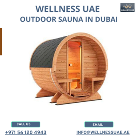 Enjoy Relaxation with an Outdoor Sauna from Wellness UAE in Dubai